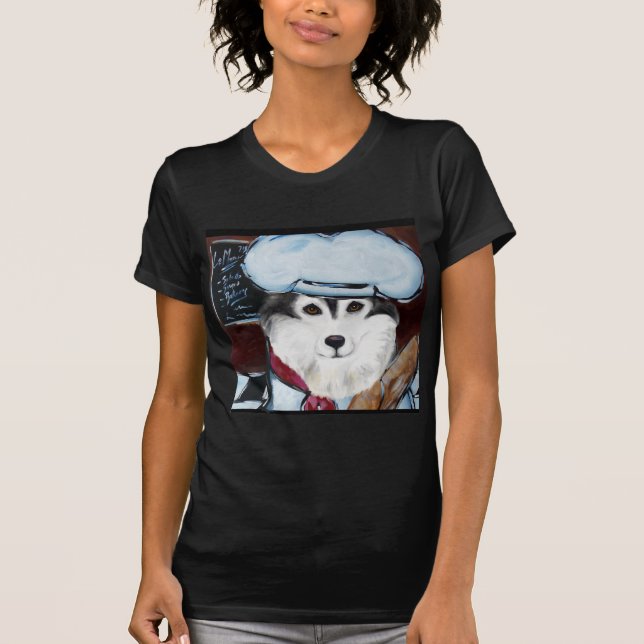 T-shirt Cuisinier Malamute d'Alaska (Devant)