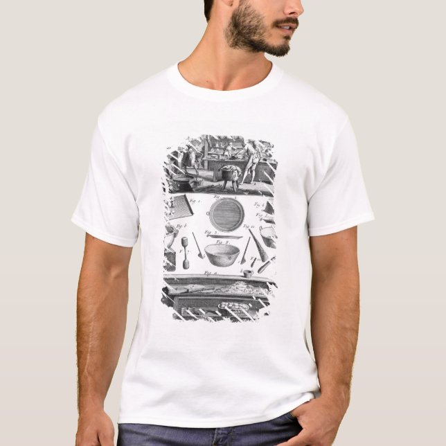T-shirt Cuisinier, pâtissier, traiteur (Devant)