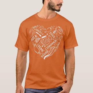 T-shirt Cuisinière au coeur Bake boulangerie Confectionneu