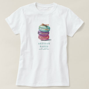 T-shirt Cuisiniers d'aquarelle luxuriante Dessert Baker Ch