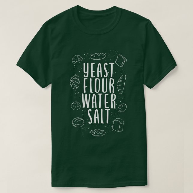 T-shirt Cuisson au pain de cuisson (Design devant)