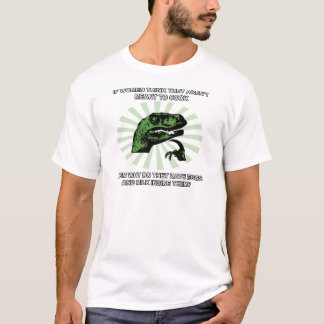 T-shirt Cuisson de femmes de Philosoraptor