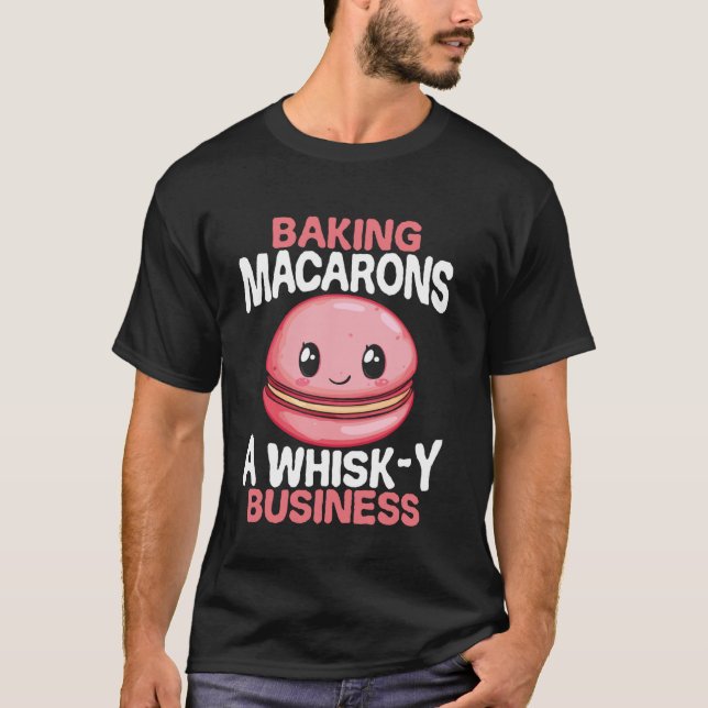 T-shirt Cuisson de Macarons Une Affaire à Batteur Macaron (Devant)