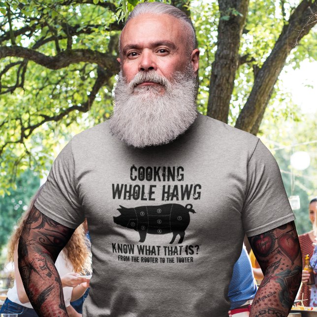 T-shirt Cuisson de porc entier au barbecue (Créateur téléchargé)