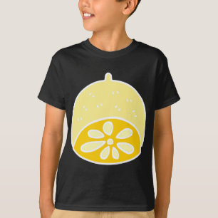 T-shirt Cuisson Jaune Alimentation Citron Fruit Dessin Kaw