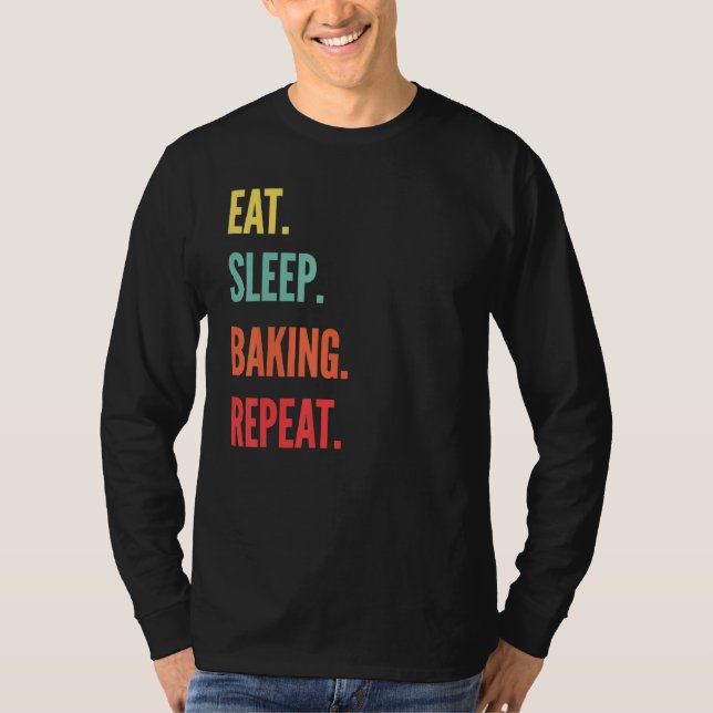 T-shirt Cuisson Manger Dormir Cuisson Répéter (Devant)