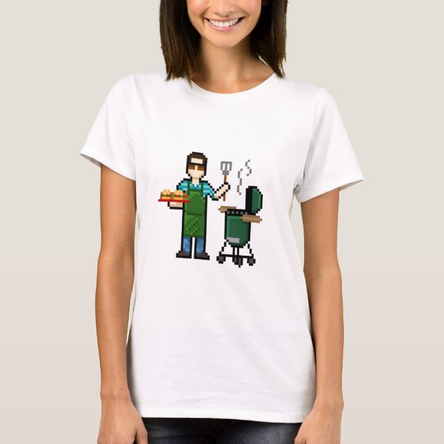 T-shirt Cuisson sur le gril de BGE (Devant)
