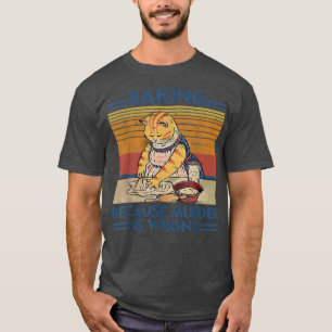 T-shirt Cuisson vintage Parce Que Le Meurtre Est Mal Drôle