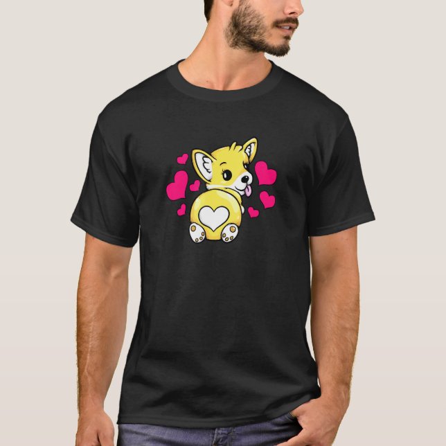T-shirt Cul de Corgi Fessier de Corgi (Devant)