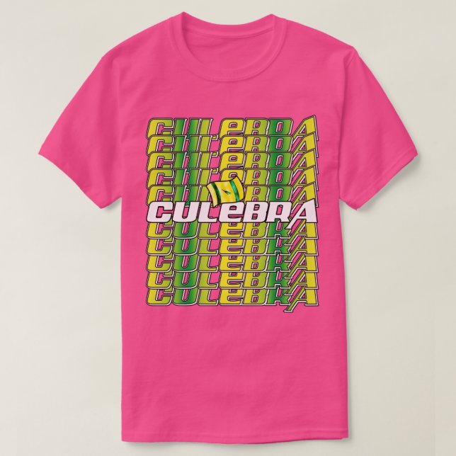 T-shirt Culebra Texte en cascade 3 (Design devant)