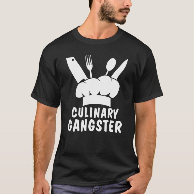 T-shirt Culinary Gangster Cook (Devant)