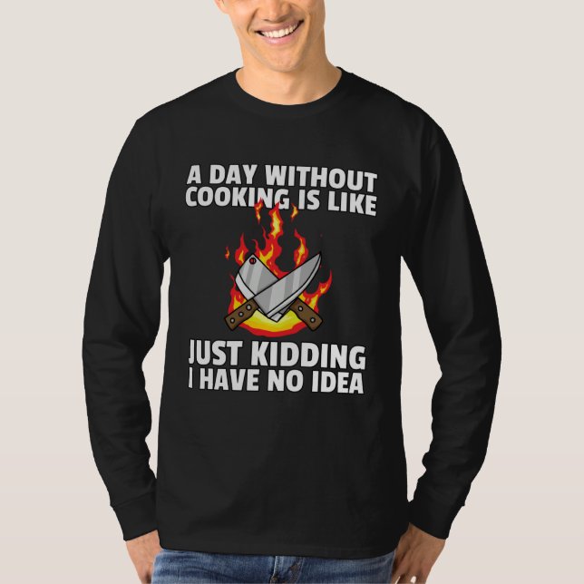 T-shirt Culinary Kitchen  For Chef Cook (Devant)