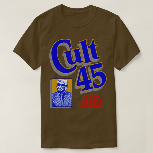 T-shirt Culte 45 Pas Vraiment Il A Perdu (Design devant)
