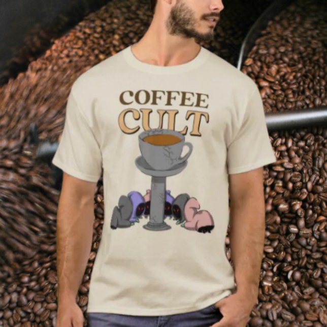 T-shirt Culte du café (Créateur téléchargé)