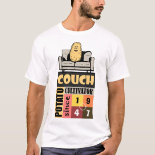 T-shirt Cultivateur de Patate de Canapé Depuis [Année de N