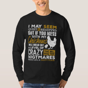 T-shirt Cultivateur de poulets mignons