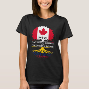 T-shirt Cultivé au Canada avec des racines colombiennes