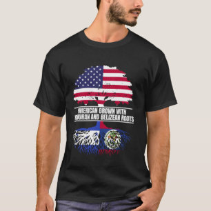 T-shirt Cultivé en Amérique avec l'héritage du drapeau hon