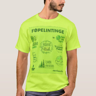 T-shirt Cultiver notre planète : un appel à protéger la na