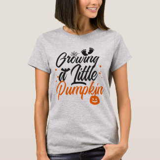 T-shirt Cultiver un petit Halloween Citrouille