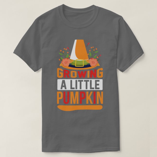T-shirt Cultiver Un Peu Citrouille (Design devant)