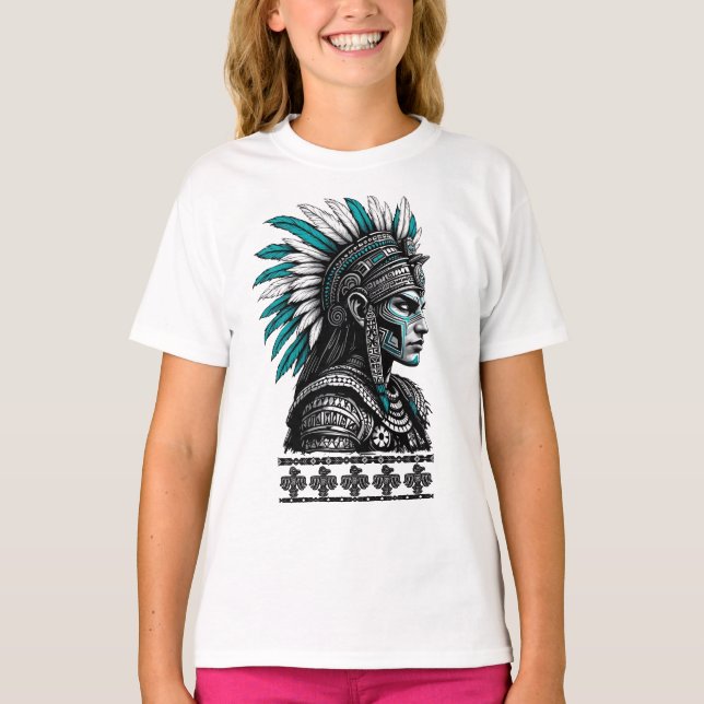 T-shirt Culture aztèque peuple indigène maya (Devant)