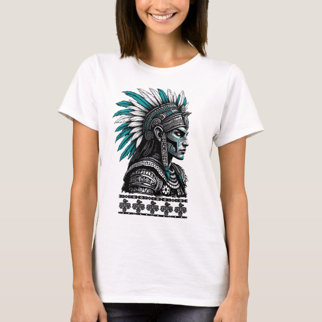 T-shirt Culture aztèque peuple indigène maya (Devant)
