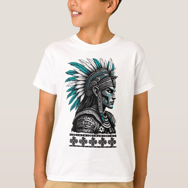 T-shirt Culture aztèque peuple indigène maya (Devant)