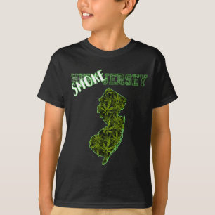 T-shirt Culture de mauvaises herbes drôle du New Jersey 
