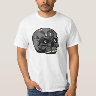 T-shirt Culture de rue rebelle crâne