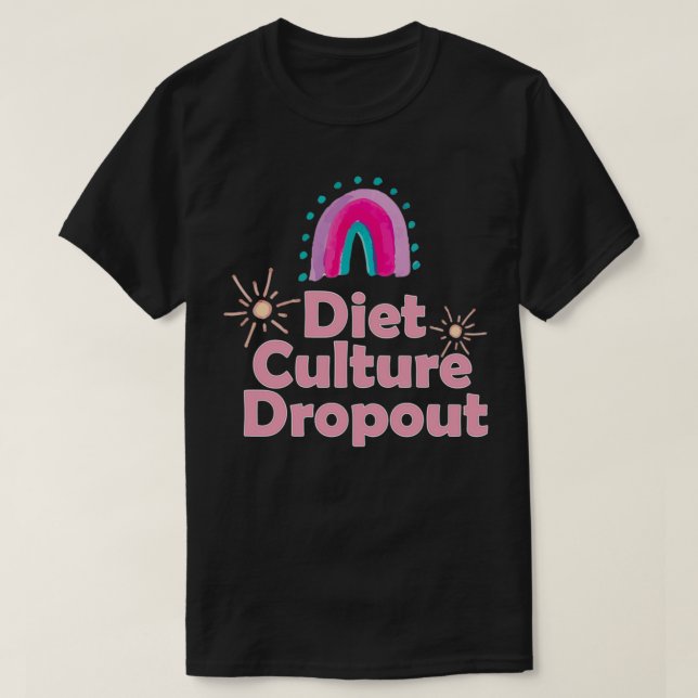 T-shirt Culture diététique Abandon Culture antidienne (Design devant)