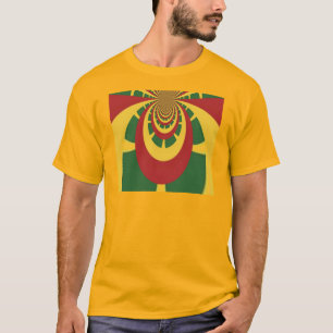 T-shirt Culture Inspirante Jamaïque Couleurs Rastas Art