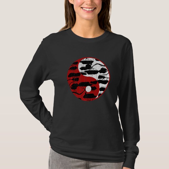 T-shirt Culture japonaise bouddhiste zen Yin Yang Gardener (Devant)