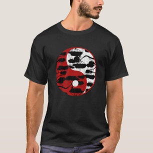 T-shirt Culture Japonaise Bouddhiste Zen Yin Yang Jardinie