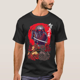 T-shirt Culture japonaise Décès Samurai Guerrier Swordsman