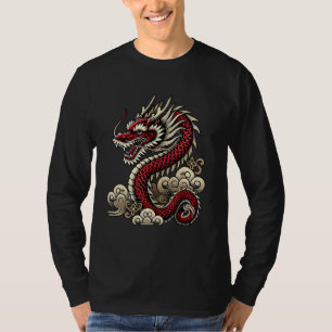 T-shirt Culture japonaise Dragon asiatique
