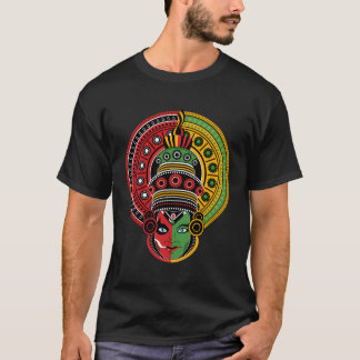 T-shirt Culture Kerala Les Deux Visages Theyyam Et Kathak