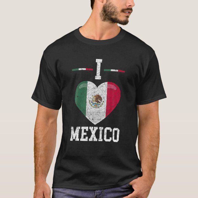 T-shirt Culture mexicaine Fierté Coeur Patrimoine hispaniq (Devant)
