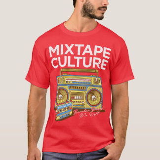 T-shirt Culture Mitape Rétro Boombo Musique Vibe Design fa