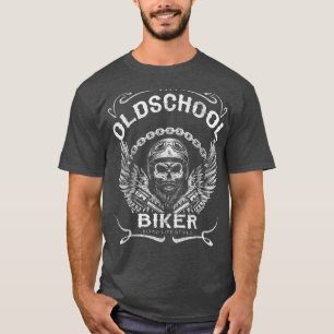 T-shirt Culture Old School Biker Cool Moto1249