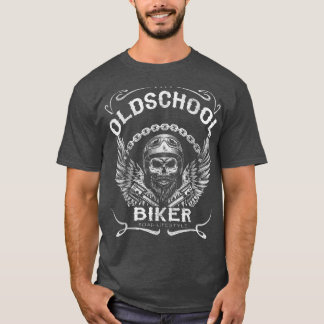 T-shirt Culture Old School Biker Cool Moto1249