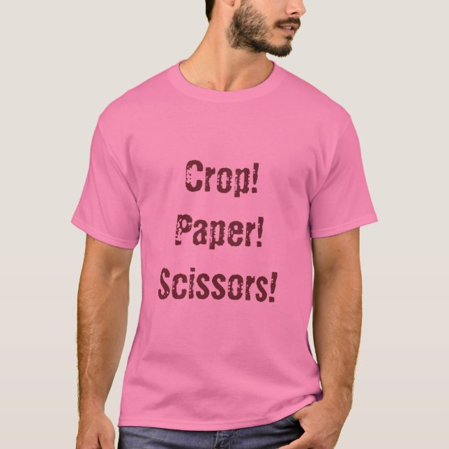 T-shirt Culture ! Papier ! Ciseaux ! (Devant)