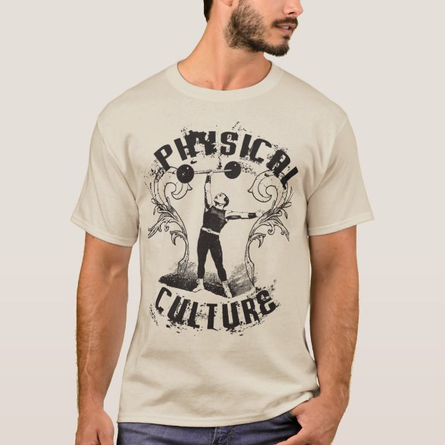 T-shirt Culture physique - Ancien Cirque Strongman Chemise (Devant)