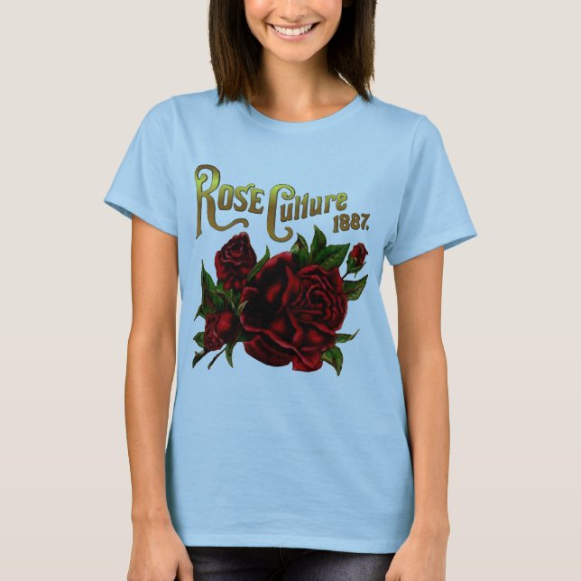 T-shirt Culture rose 1887 (Devant)