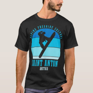 T-shirt Culture snowboard St Anton Autriche