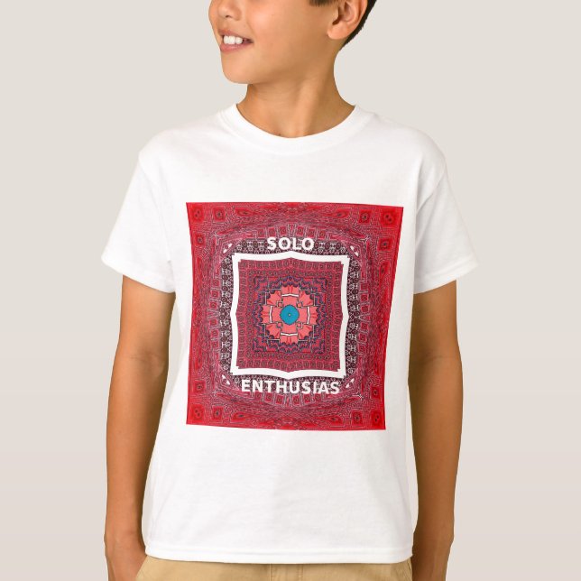 T-shirt Culture traditionnelle sindhi Ajrak Art Motif Impr (Devant)