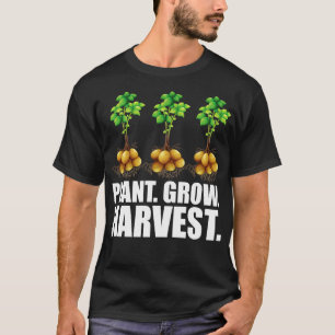 T-shirt Cultures de pomme de terre Plante Croissance récol