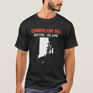 T-shirt Cumberland Hill Rhode Island USA State America Tra