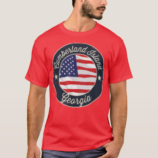 T-shirt Cumberland Island - Patriotique Georgia Souvenir T