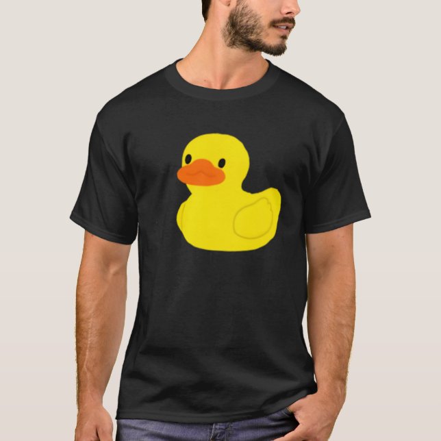 T-shirt Cume Simple Petit Jaune Caoutchouc Canard Canard C (Devant)